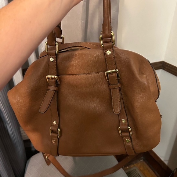 Michael Kors Tan Leather Satchel - Picture 5 of 6